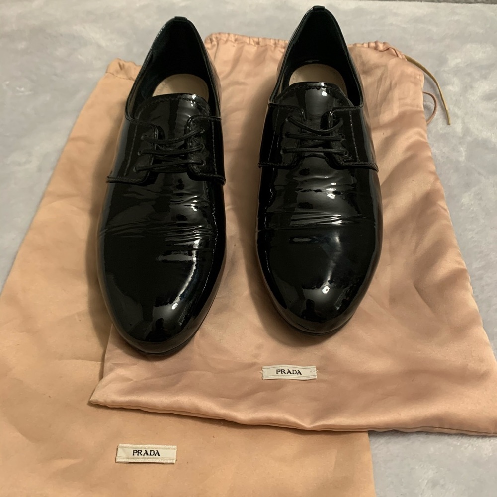 Prada Lace Up Derby Shoes